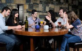 chat in a pub