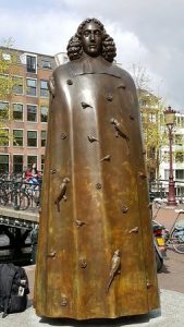 Spinoza Monument in Amsterdam